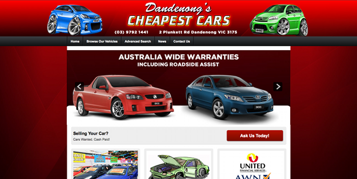 New Website Launched for Dandenong's Cheapest Cars!